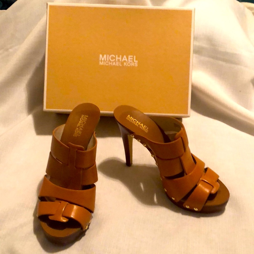 MICHAEL Michael Kors Brown Heels